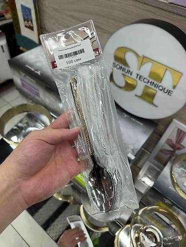 Ложки большие AXY 6 шт Набор больших ложек в упаковке. Подходит для