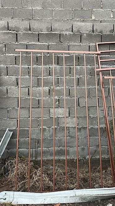 купить брезентовую ткань: Металлический забор, Другой материал, Без отделки — 2