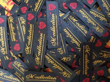 пакеты с логотипом: Этикетки, составники, лейбы, размерники для одежды, вшивные этикетки — 1