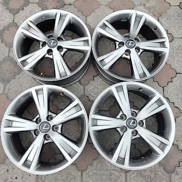 Транспорт: Литые Диски R 18 Lexus, Комплект, отверстий - 5, Б/у — 1