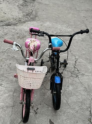 ош велосепеды: Детский велосипед, 2-колесный, 4 - 6 лет, Для девочки, Б/у — 1