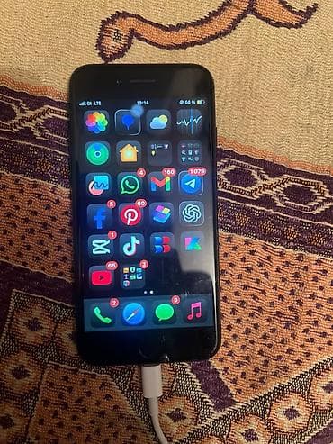 IPhone SE 2020, Черный, Кабель, 80 %