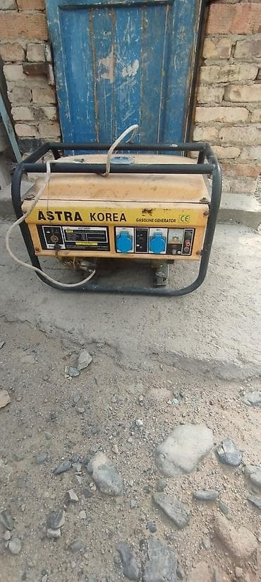 Бензогенератор Astra Korea (модель AST-4500/AST-4900 — маркировка на