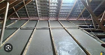 курулуш материалы: Напыляемая цементно-песчаная тепло-звукоизоляция для перекрытий и — 10