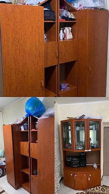 спалный мебел: Комплект мебели для дома: 1) Двуспальная кровать с матрасом - Размер — 2