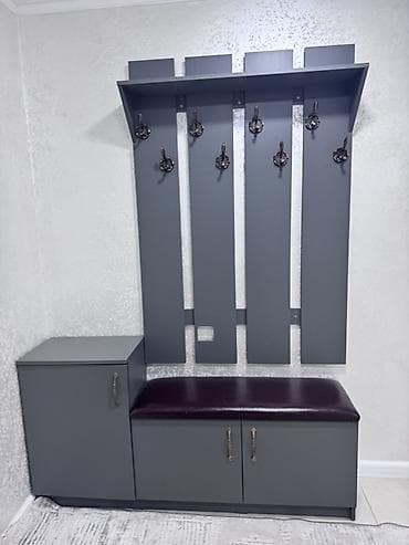 Кире бериш гарнитурлары: Прихожая модульная, цвет графит. Состав комплекта: - Настенная — 2