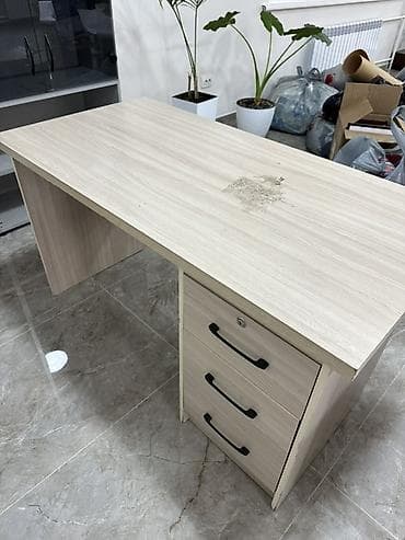 Окна и комплектующие: Комплект офисной мебели, Новый, Шкаф, Дерево, Самовывоз, Платная доставка, цвет - Бежевый — 3