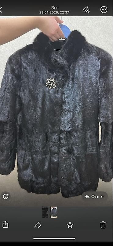 купить часы rolex: Шуба из натурального меха, цвет насыщенный черный с благородным — 1