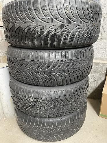 Шины 215 / 55 / R 16, Зима, Б/у, Комплект, Легковые, Германия, Michelin