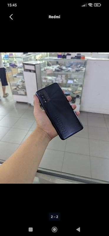 redmi 9 т: Redmi, Redmi 9T, Колдонулган, 128 ГБ, түсү - Көк, 2 SIM — 2