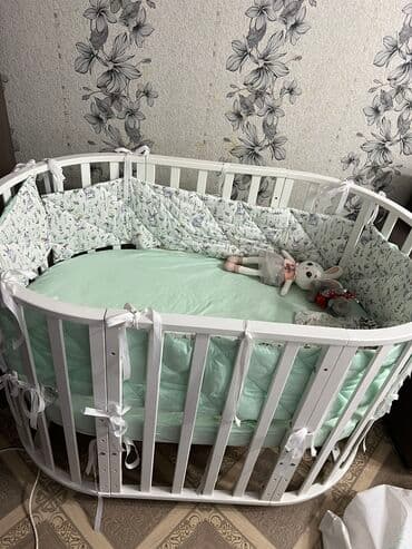 удобные: Коляска, цвет - Белый, Б/у — 1