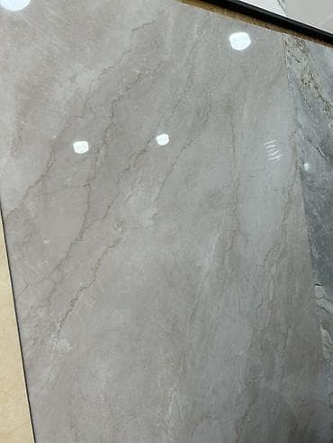 Керамогранит под мрамор, серо-бежевый - Материал: керамогранит. -