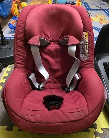 автокресло maxi cosi: Автокресло, цвет - Красный, Б/у — 6