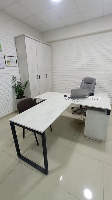 письменный столик: Офисный стол, Регулируемый, Угловой — 3