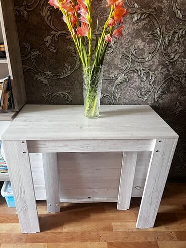 стол раскладушка: Кухонный стол, Новый, Прямоугольный, Раскладной — 2