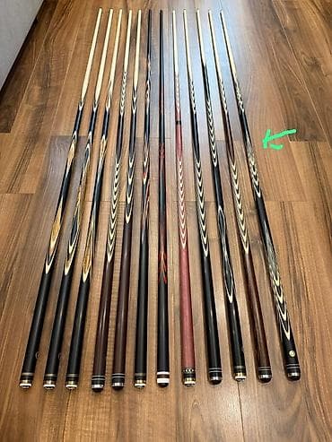 Электротранспорт: Набор бильярдных киев (русский бильярд/пул), разборные. Классические — 1