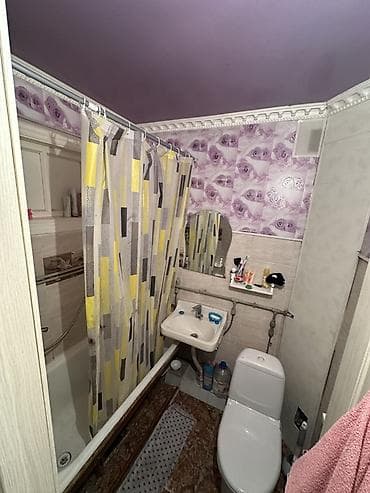 мкр аламедин 1: 2 бөлмө, 45 м², 104-серия, 2 кабат, Евроремонт — 3