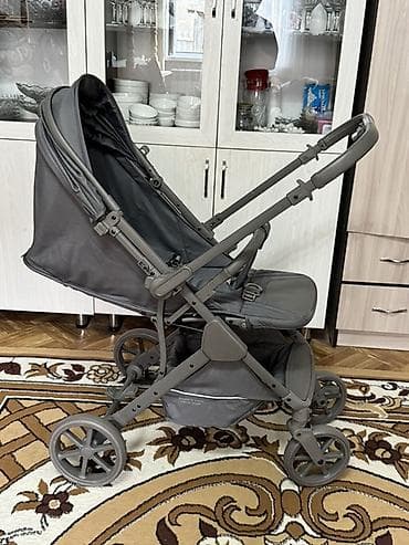 Балдар дүйнөсү: Прогулочная коляска Kidilo, цвет графит ПРАКТИЧЕСКИ НОВАЯ, без единых — 5