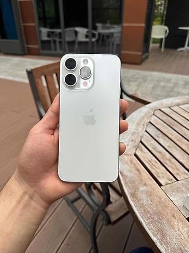 iphone 6 pro: IPhone 15 Pro Max, Б/у, 256 ГБ, White Titanium, Коробка, 100 % — 9