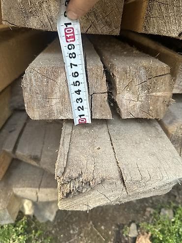 Брус: Брус/доска обрезная из массива (терек/тополь). Заготовки разной длины — 1