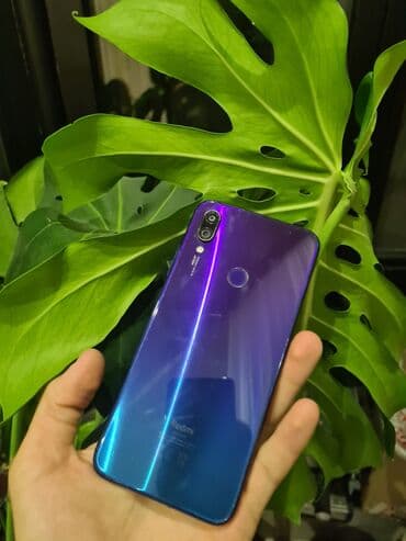 телефон до 3000: Redmi, Redmi Note 7, Б/у, 64 ГБ, цвет - Синий, 2 SIM — 2