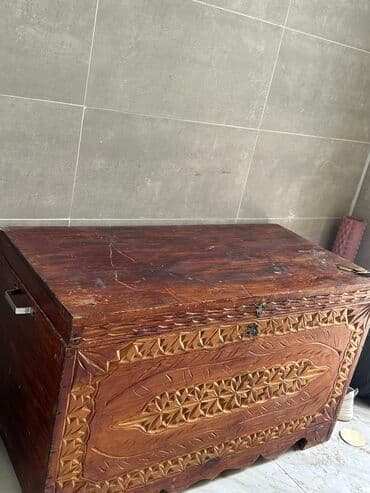 Шкафы: Сундук, Б/у, Другое назначение, Дерево, Самовывоз, цвет - Коричневый — 2