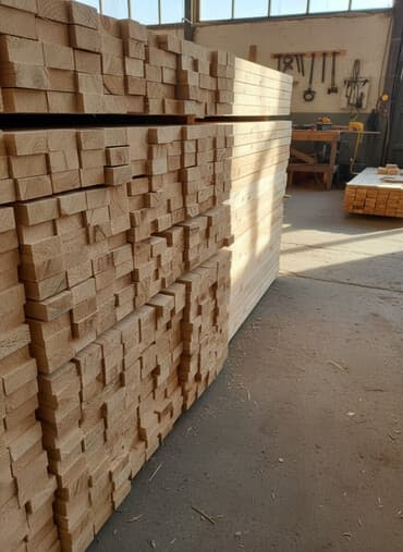 строительные блоки: Брус, Сосна, Шлифованный — 1