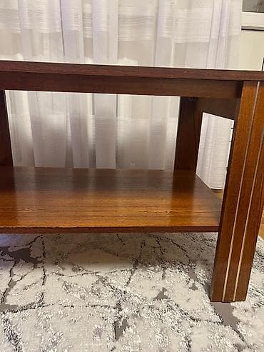 журнальный столик венге: Журнальный столик из массива/шпонированного дерева в тёплом ореховом — 2