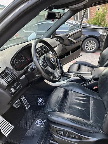 кожа салон: BMW X5 (E53) — интерьер и оснащение - Просторный кожаный салон — 10