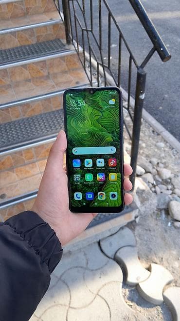 Redmi, Redmi 10A, Б/у, 128 ГБ, цвет - Черный, 2 SIM