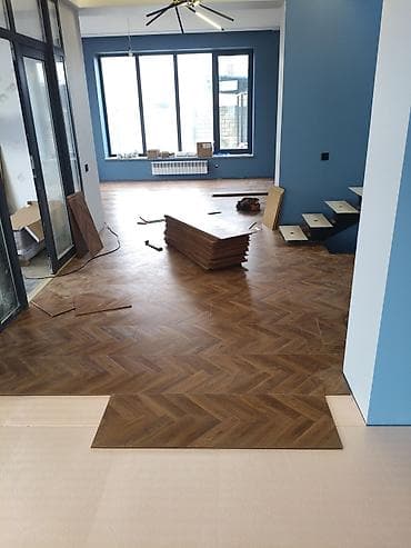 Перегородки на заказ: Укладка пола, Монтаж напольных плинтусов, Стяжка пола | Ковролин, Ламинат, Паркет Больше 6 лет опыта — 5