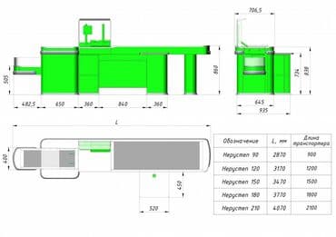 оборудование для кассы: Кассовый бокс - модель нерустеп характеристики:	все характеристики — 1