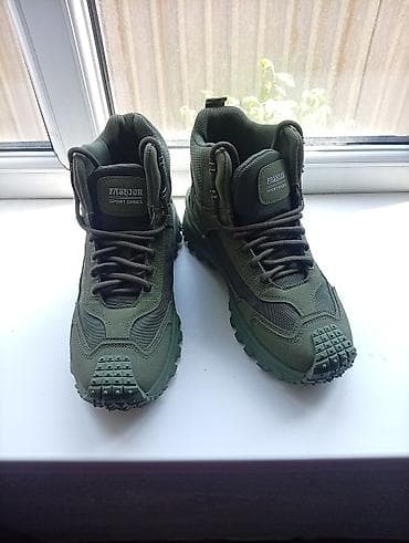 спортивная обувь мужская: Мужские кроссовки, 41.5, Fashion, Новый, цвет - Зеленый — 3