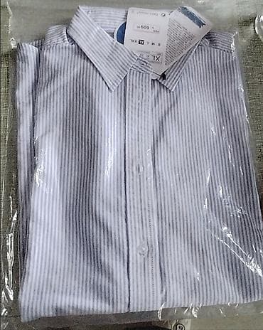 сумка tommy hilfiger: Рубашка, Классическая модель, В полоску, Китай — 2