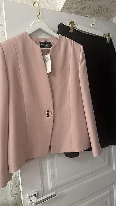 цвет пудр: Костюм женский, размер 56-58, покупала в Дубаи за 13 000 сом фото и — 4