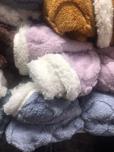 детское одеяло на овчине: Плед, Корея, Новый, Все сезоны, Двусторонний — 26