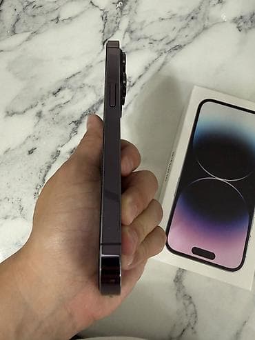 Продаю IPhone 14 Pro, цвет Deep Purple (фиолетовый), 256 ГБ, коробка — 6