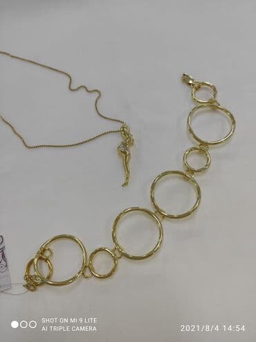 свадебное платья для беременных: Очень красивый Колье " Беременная Женщина" Италия Эксклюзив Серебро — 5