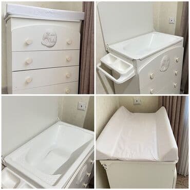 спальный гарнитур италия цена: - Комод‑пеленатор на колесах с 4 вместительными выдвижными ящиками — 1