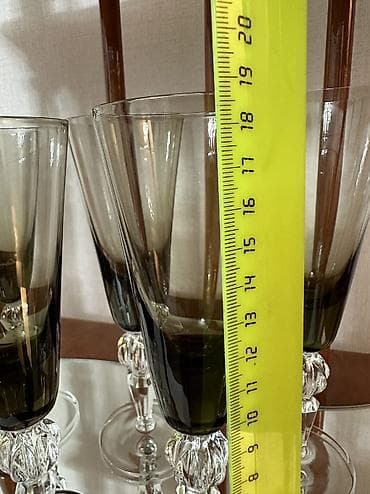 фужер: Винтажные фужеры "Суздаль". 
В разном цвете! 
Высота 19 см — 9