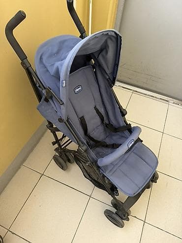 Балдар дүйнөсү: Балдар арабасы, Chicco, түсү - Көгүлтүр, Колдонулган — 1
