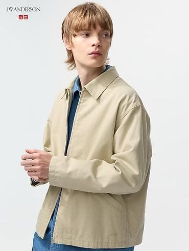 куртки юникло: Легкая мужская куртка-джекет JW Anderson x Uniqlo - Коллекция: JW — 1