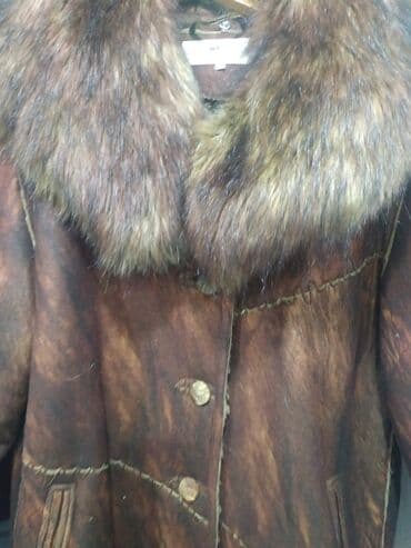 дешево дубленка: Очень теплая дублёнка,46 размер. Состояние отличное, мех на воротнике — 2