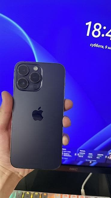 14 про макс бу купить: IPhone 14 Pro Max, Б/у, 512 ГБ, Blue Titanium, Зарядное устройство, Чехол, Кабель — 1