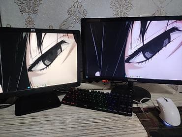 двойной монитор: Игровой/рабочий ПК с двумя мониторами Характеристики системы: - — 2