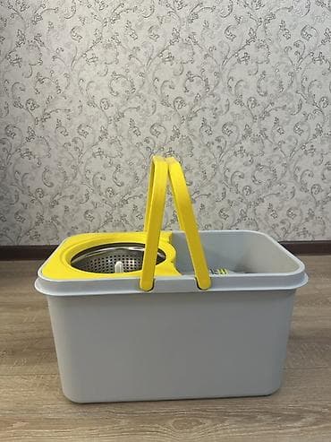 Чарбалык товарлар: Швабра с ведром и центрифугой (spin-mop) для быстрой и удобной влажной — 2
