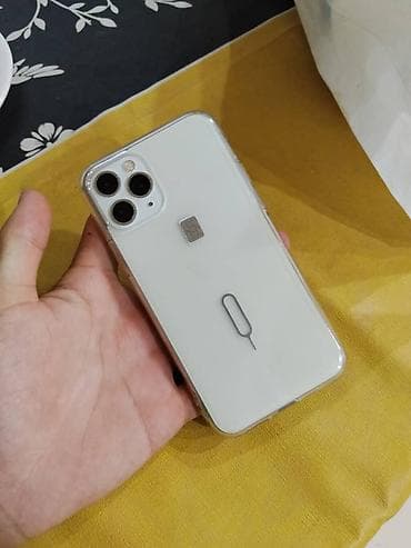 ipone 7: IPhone 11 Pro, 256 ГБ, Белый, Защитное стекло, Чехол, 71 % — 1
