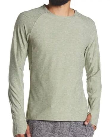 брендовая мужская одежда по низким ценам: 90 DEGREE BY REFLEX. Топ с длинными рукавами и круглым вырезом — 1