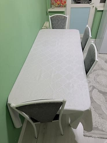 стол стулчик: Кухонный стол и стул, цвет - Серый — 2