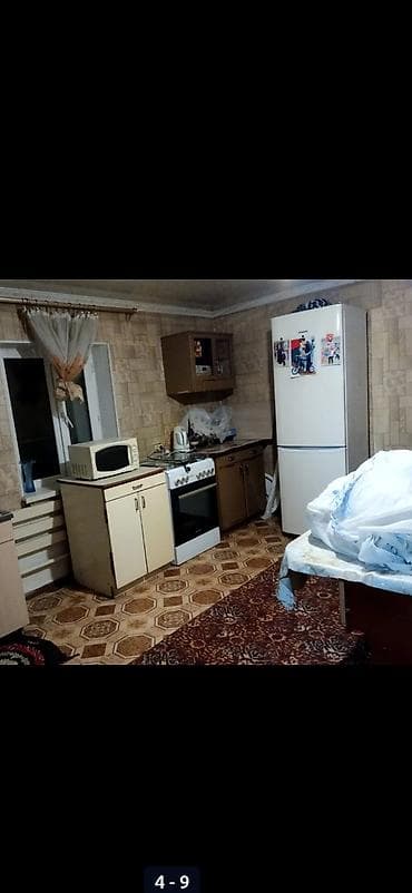 токмок кун чыгыш: 60 м², 3 бөлмө, Забор, тосулган — 1